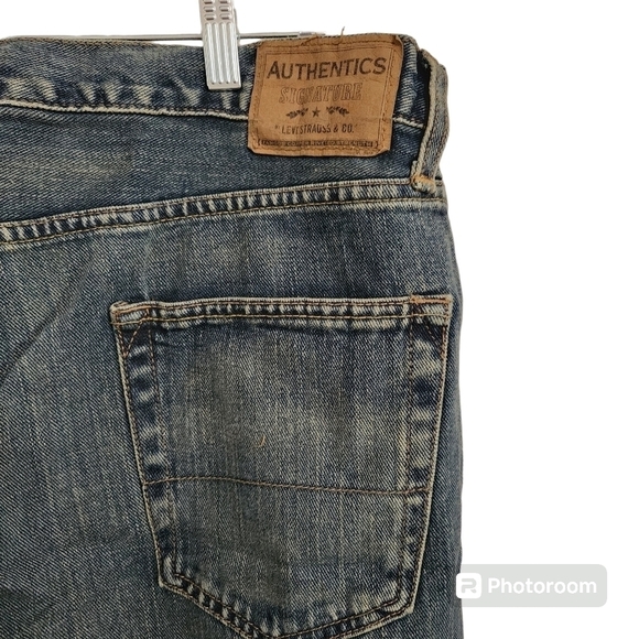 Levi's Jeans Mens Authentic Signature Straight Jeans, sz 36 - Picture 3 of 7